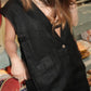 Blazer Vest Negro de Lino