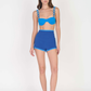 Short indigo
