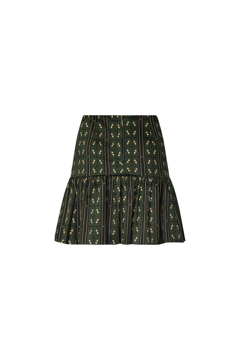 Skirt Ada Mini Corta Verde