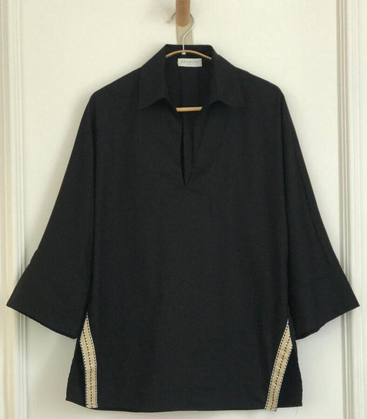 Camisa Relajada Black