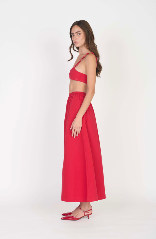 Top Cherry Charm Rojo
