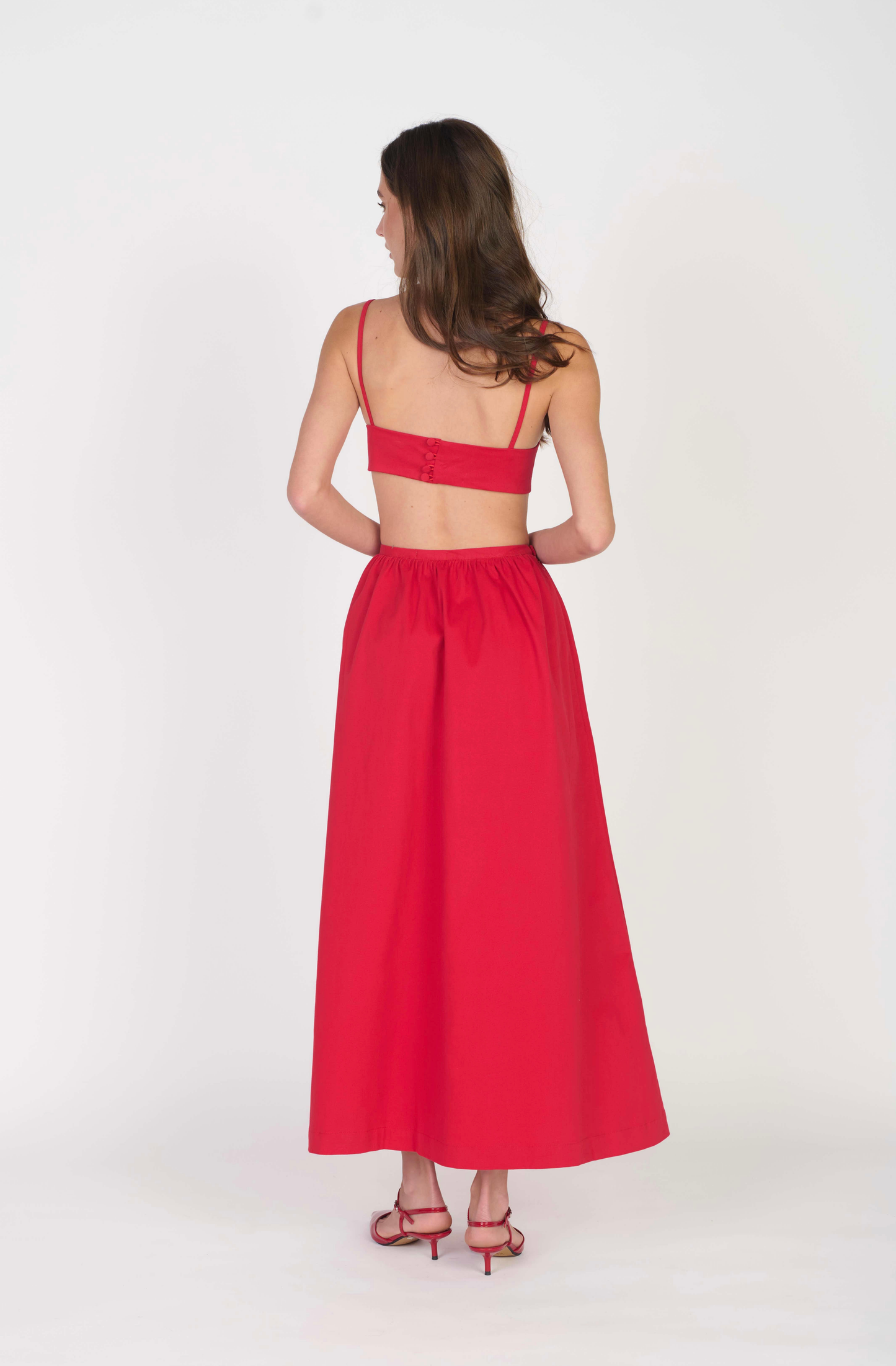 Top Cherry Charm Rojo