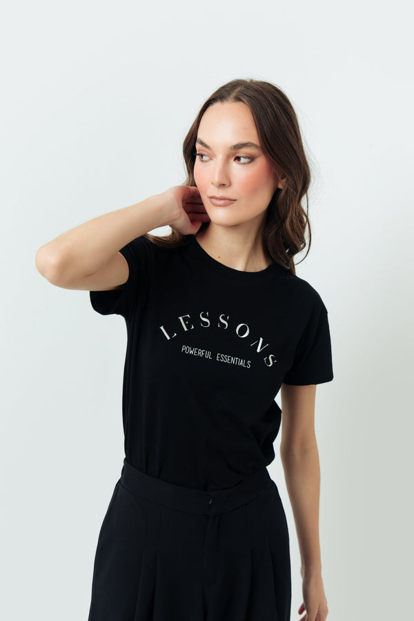 Camiseta Lessons Black