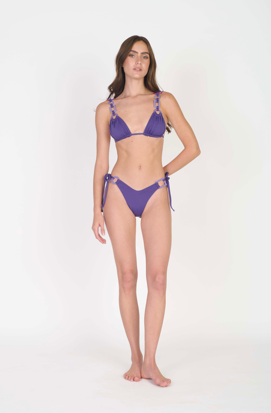 Bikini Top Grape Ligth Charm Morado Claro
