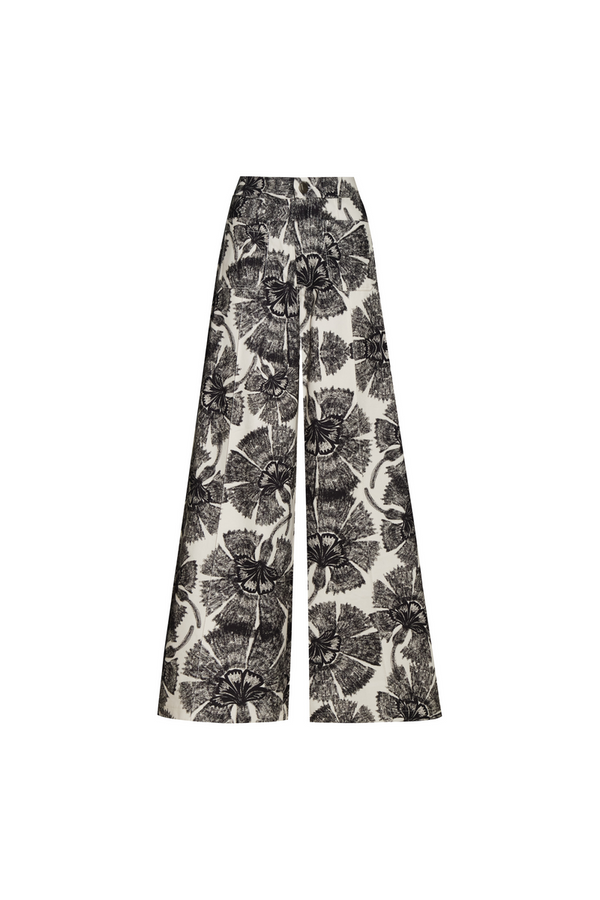 Pant Magnolia Noir Flores Negras