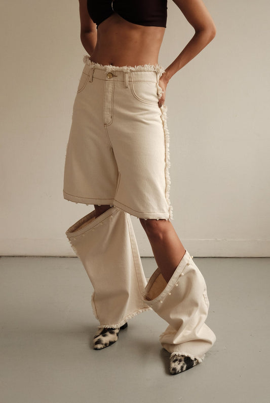 Pantalon Mystic Ecru