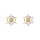 Topos Flor Crystal Dorados