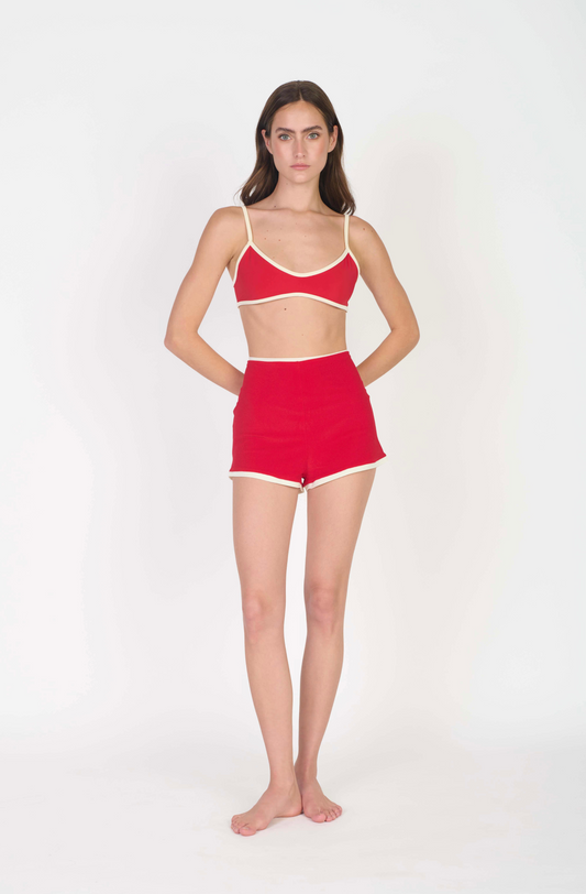 Short Cherry Rojo