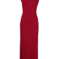 Dress Mix Berries Knit Fluffy Rojo