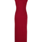 Dress Mix Berries Knit Fluffy Rojo
