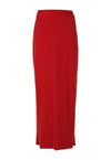 Skirt Cherry Knit Fluffy Rojo