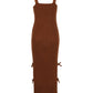 Dress Golden Moccha Bow Marron
