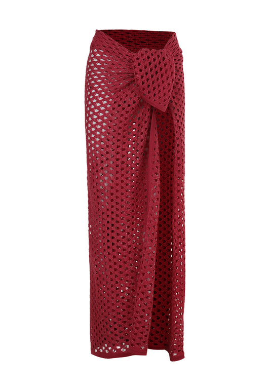 Sarong Caprichosa Knit Salmon
