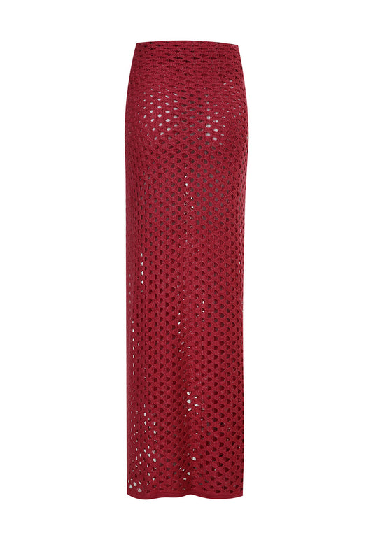 Sarong Caprichosa Knit Salmon