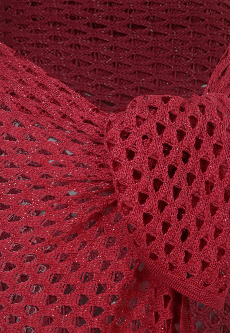 Sarong Caprichosa Knit Salmon
