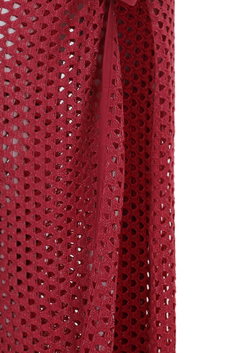 Sarong Caprichosa Knit Salmon