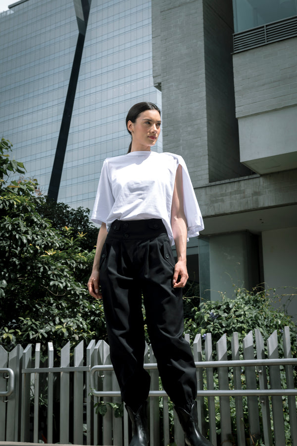 Camiseta Capa Con Hombreras