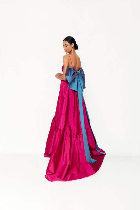 Vestido Kary Fucsia