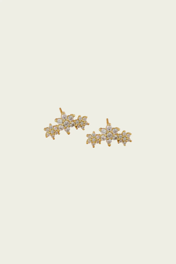 Aretes Consti Stud Circones de Oro