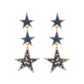 Aretes Estrella cascada Sabah Zafiro
