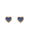 Topos Corazon Zafiro Borde Crystal