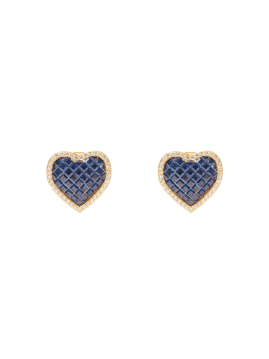 Topos Corazon Zafiro Borde Crystal