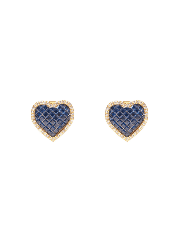 Topos Corazon Zafiro Borde Crystal