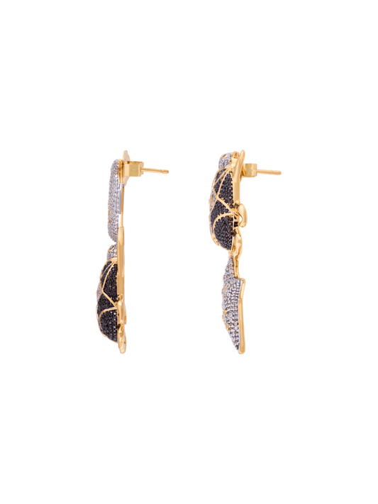 Aretes Delirio Infinara Brown Zafiro