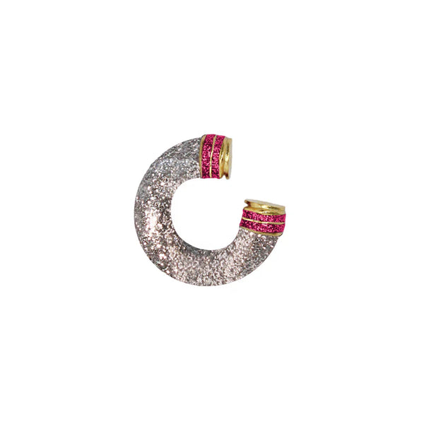 Earcuff Orbit Glitter Charcoal