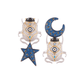 Aretes Delirio Infinara Cristal Zafiro