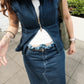 Top Chaleco Portal Denim
