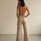 Pantalón Aire de Lino Mocca
