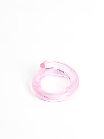 Anillo Remolino Rosado