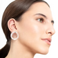 Aretes Remolino Blanco
