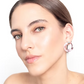 Aretes Remolino Rosado