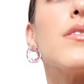Aretes Remolino Rosado