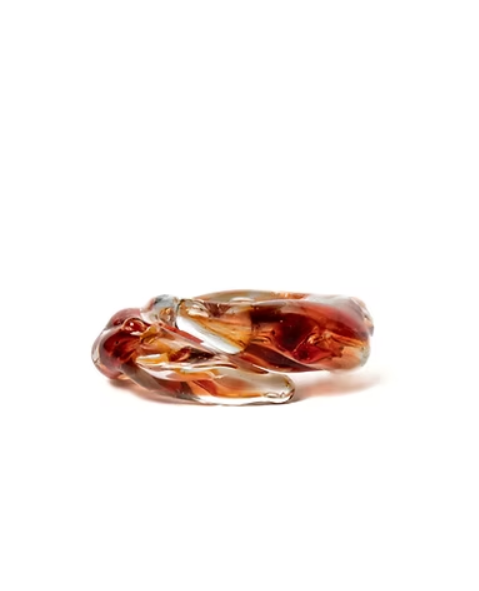 Anillo Soplo Remolino Rojo