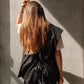 Blazer Vest Negro de Lino