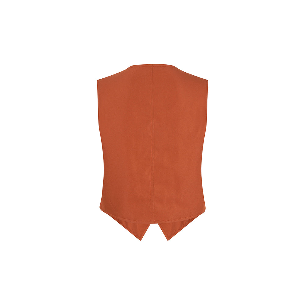 Corset Top Terracota