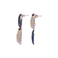 Aretes Delirio Infinara Cristal Zafiro