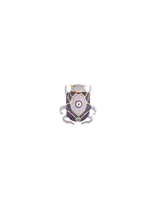 Broche Escarabajo Delerio Anka Amatista