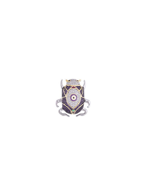 Broche Escarabajo Delerio Anka Amatista