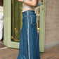 Falda Maxi de Denim 100% Algodón