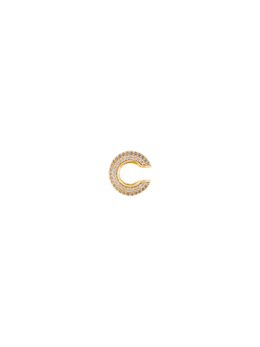 Ear Cuff Micro Crystal Dorado