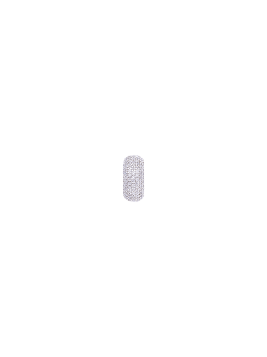 Ear Cuff Micro Crystal Rodio