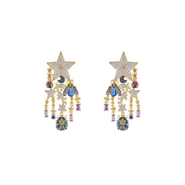 Aretes Ethereal Zafiro