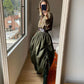 Skirt Cotton Coulisse Verde