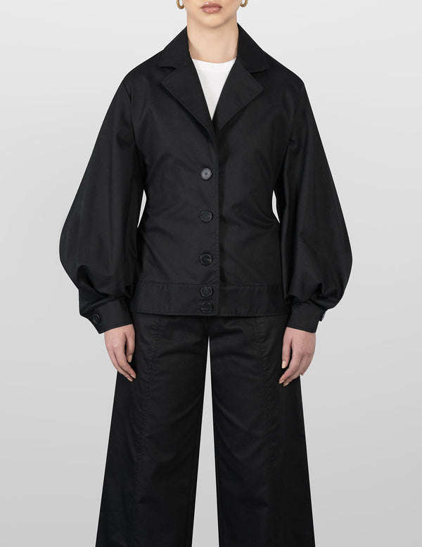 Jacket Drill Bomber Negro