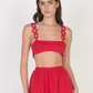 Top Cherry Charm Rojo