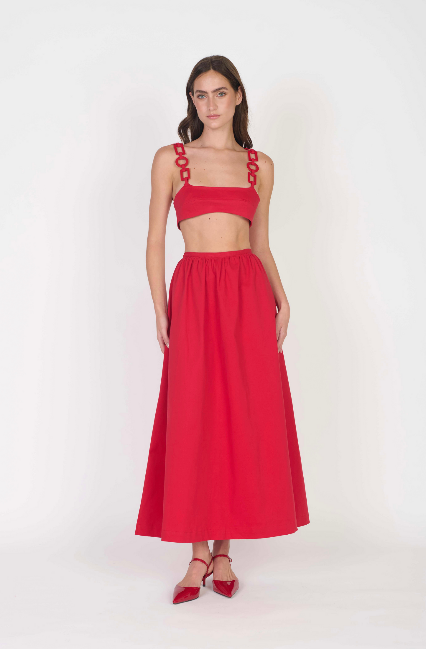 Skirt Cherry Charm Rojo
